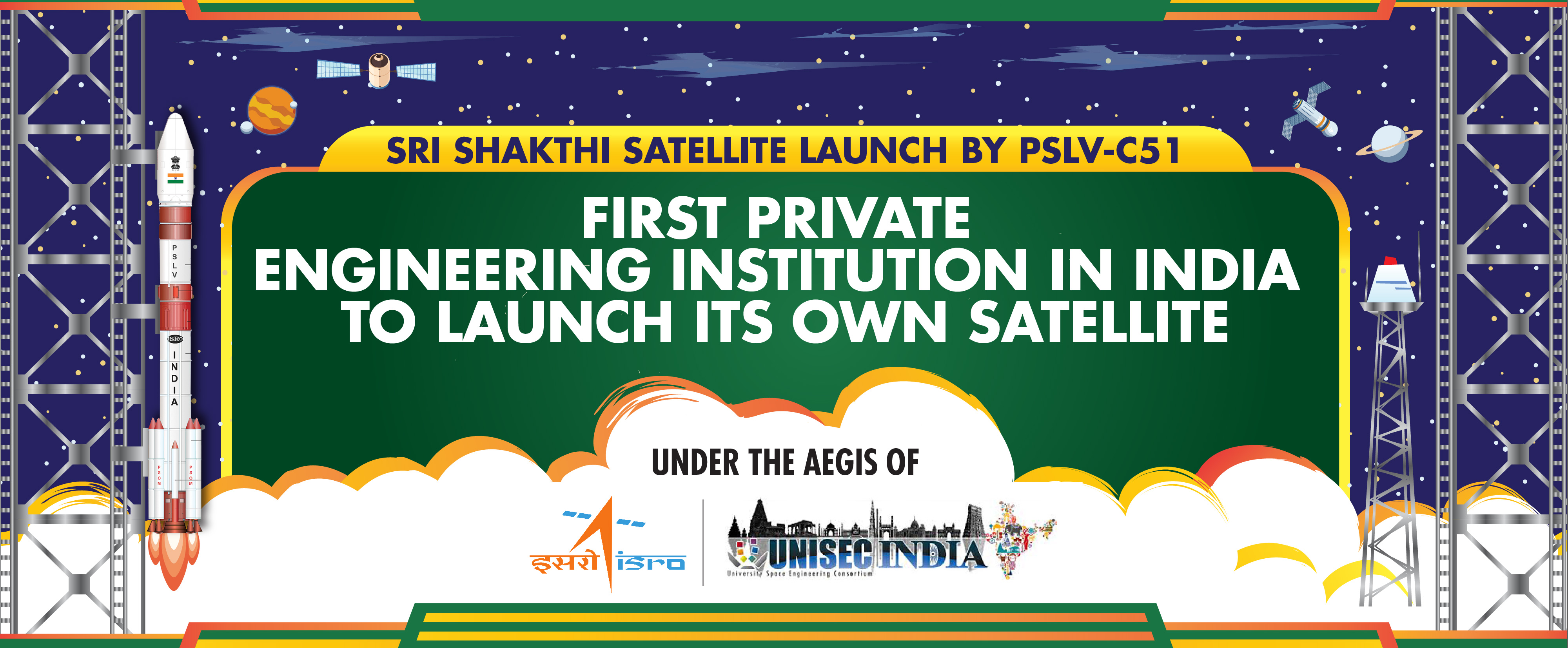First Private Engineering Institution in India to Launch its own Staellite